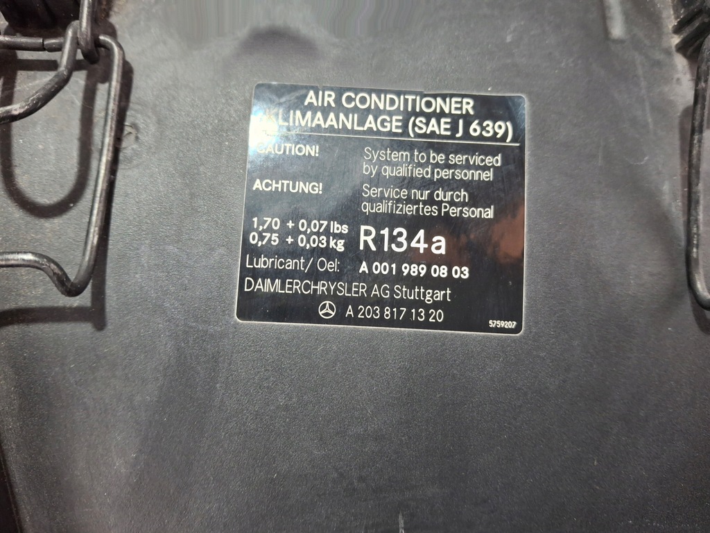 фото №5, Mercedes w203 корпус фильтра салонный 2038350740