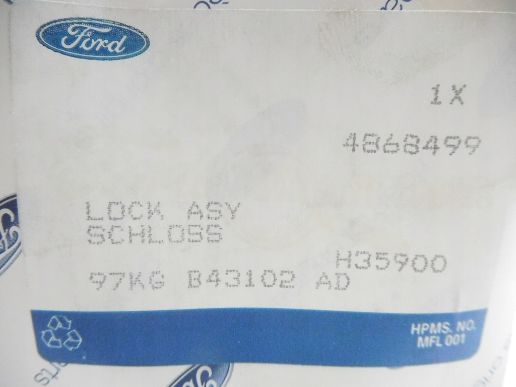 фото №8, Замок задній кришки багажника ford ka 96-08 оригінальний номер 4868499