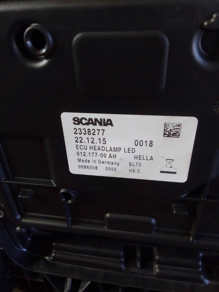 фото №6, Scania r s full led лампа левая перед фара eu