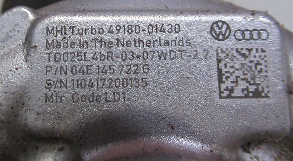 фото №6, Octavia iii 1.4 tfsi турбонагнетатель 04e145722g