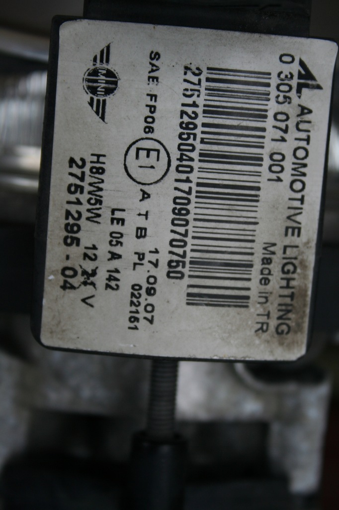 фото №3, Mini one kooper протитуманна фара правий i лівий.