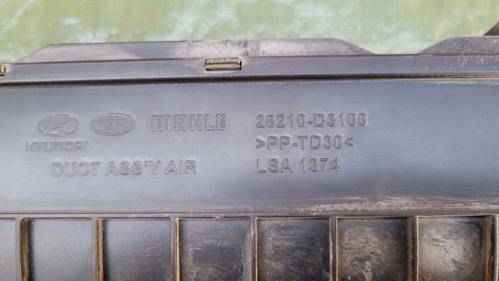 фото №3, Tucson iii sportage iv 2.0 crdi впуск воздуха ловушка воздуха воздухозаборник труба