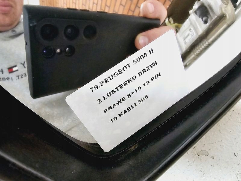 Peugeot 5008 2 ii дзеркало двері праве 8+10 18 pin 19 кабелі Недорого