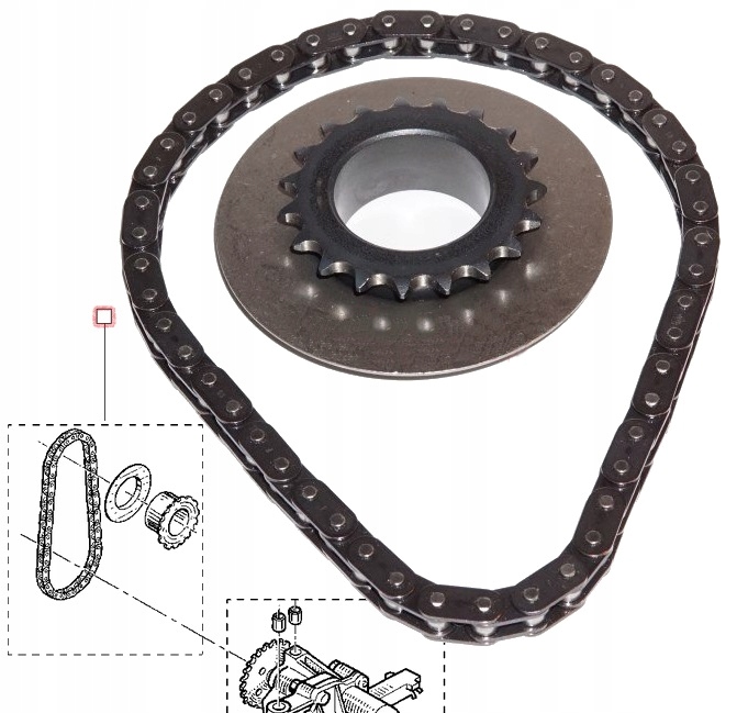 фото №2, Набір napr. насоса оливи renault espace iii/iv,laguna ii, master ii dci