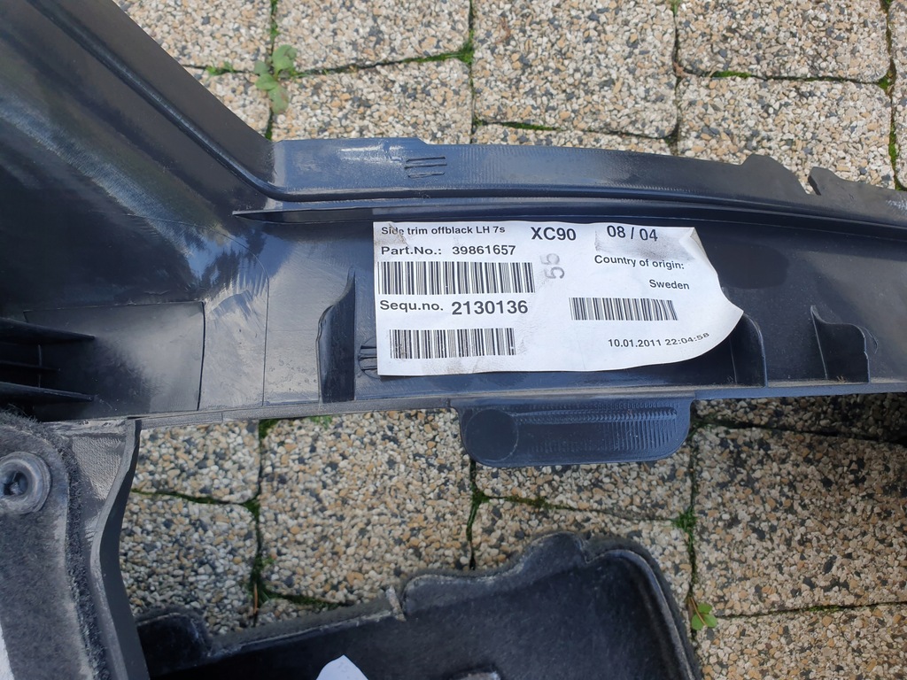 фото №7, Volvo xc90 i lift левая обивка обшивка багажника