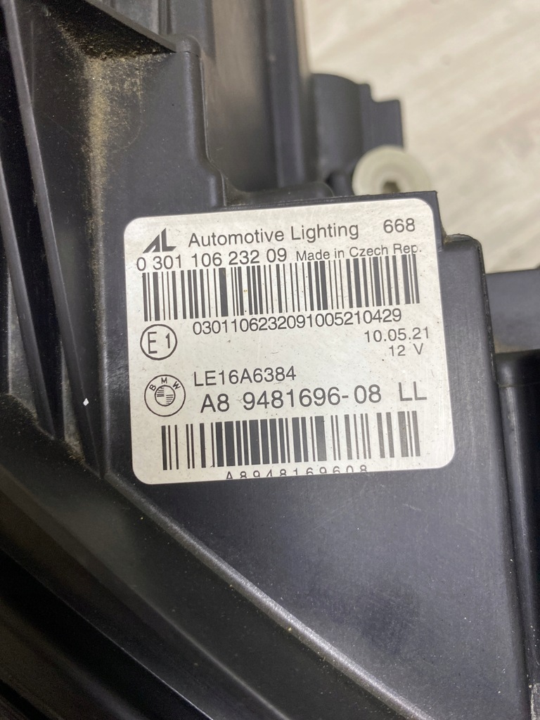 фото №6, Bmw 3 g20 g21 лампа права передня full led 9481696 комплектна