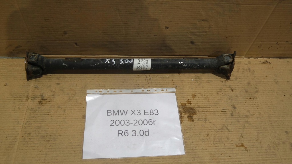 фото №3, Wał привідний bmw x3 e83 3.0 d r6 3402136