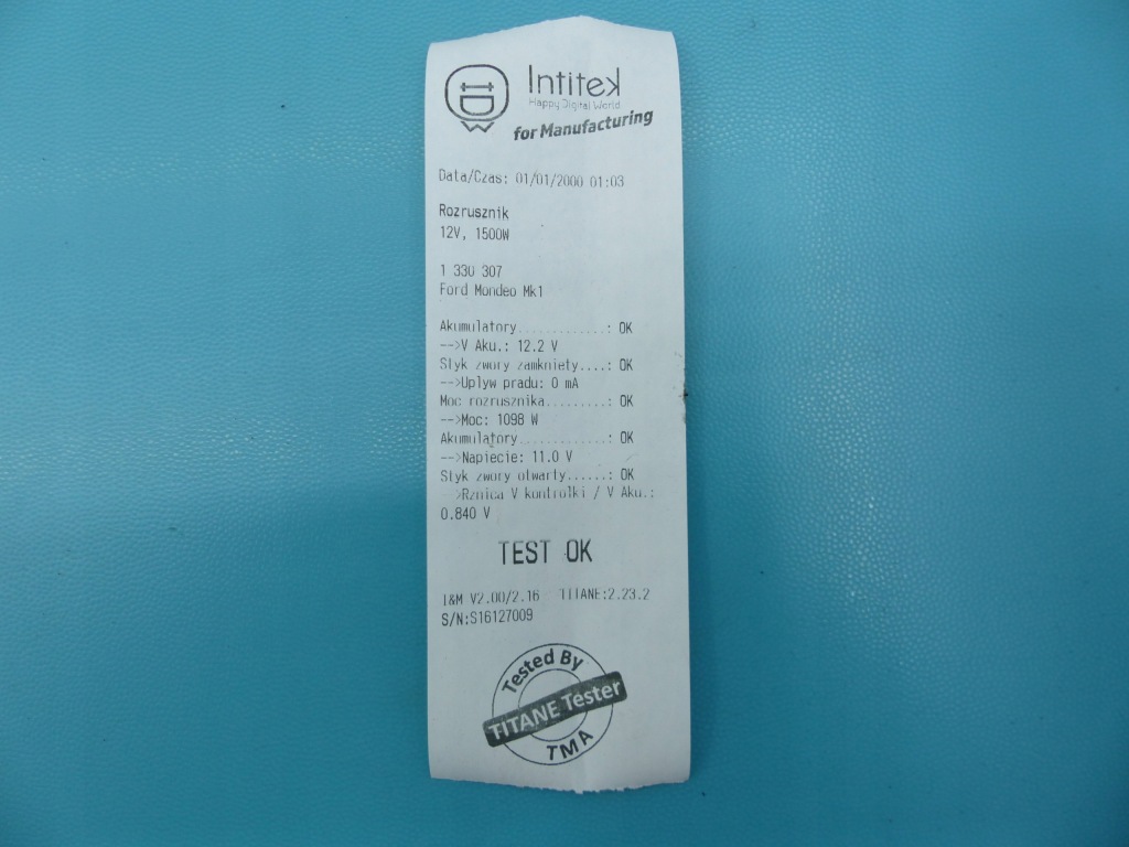 Test стартер ford mondeo mk1 0001107016 1.8 16v Недорого