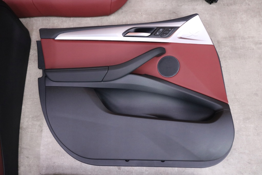 Bmw x4 g02 lci салон сидіння заднє сидіння обшивки sport tacora rot пам'ять 25 km ! Оригінал