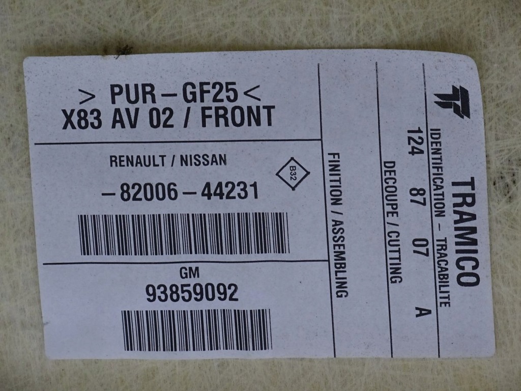 фото №6, Renault trafic ii opel vivaro 01-14 потолок 8200644231