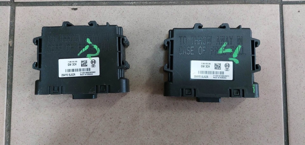 фото №2, Модуль блок керування renault twingo spring 284y66la2a