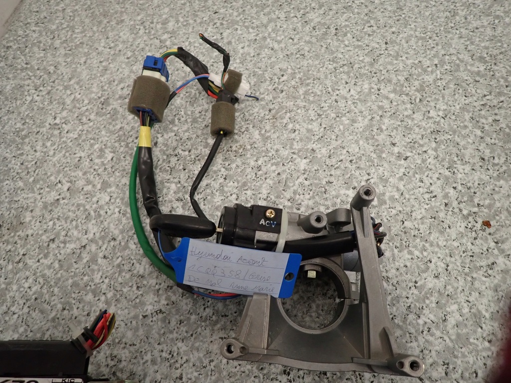 фото №6, Hyundai accent 02-05 набор стартовый бортовой компьютер замок зажигания