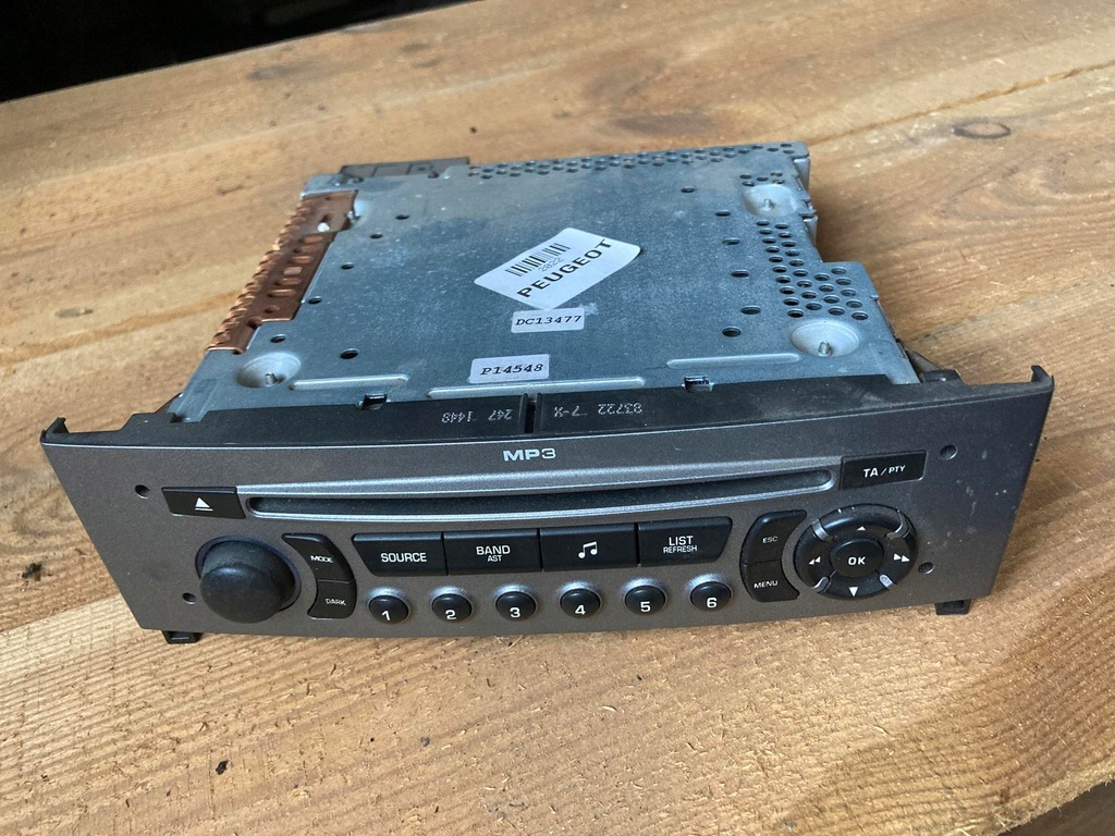 фото №1, Радио заводской peugeot 308 96647511xh
