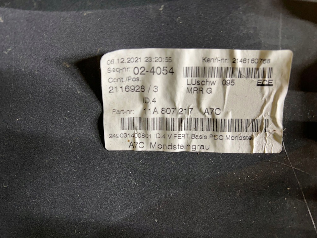 фото №6, Vw id.4 id4 бампер передній перед 11a807221