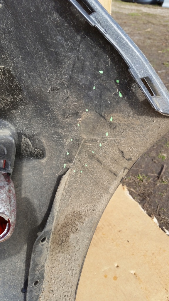 Ford fiesta mk8 st line бампер задній 958 в Україні