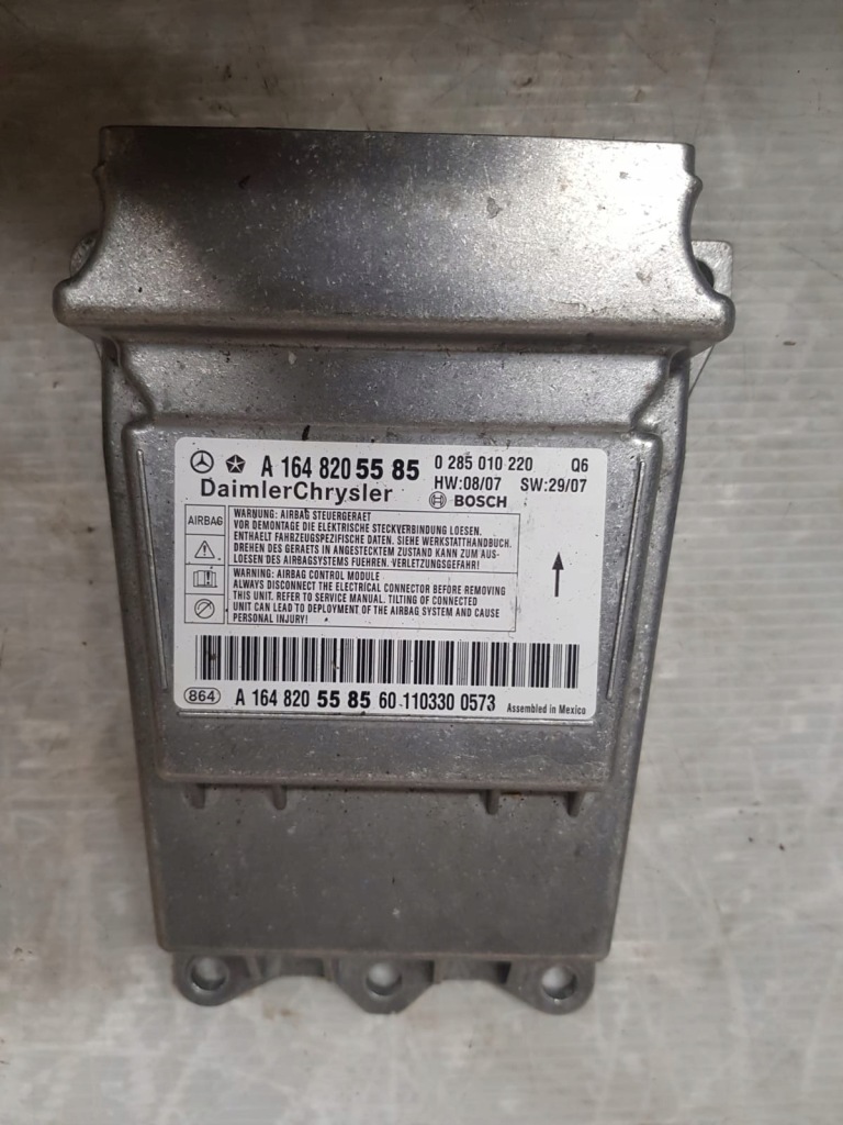 фото №1, Mercedes ml w164 модуль блок керування подушка безпеки a1648205585
