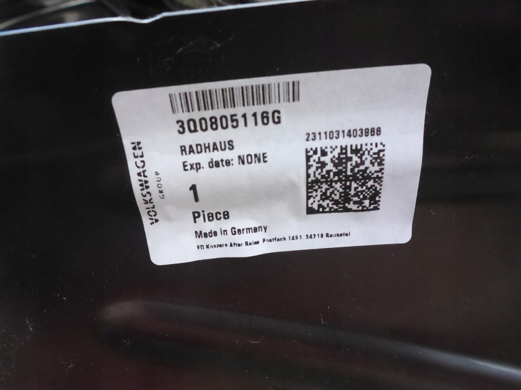 фото №7, Vw passat b8 superb iii arteon підкрилок чашка правий перед новий оригінал