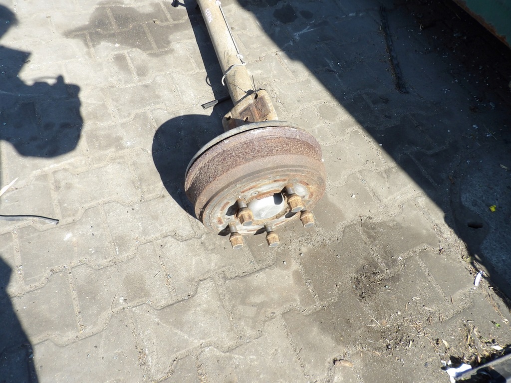 фото №5, Oś задняя тормозные барабаны renault master ii