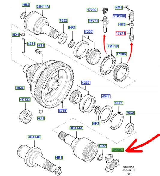 Купить Крестовина полуось приводной ford focus mk1 1998-