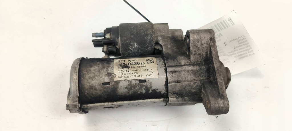 фото №1, Стартер 9826048080 citroen jumper iii lift l3 h3