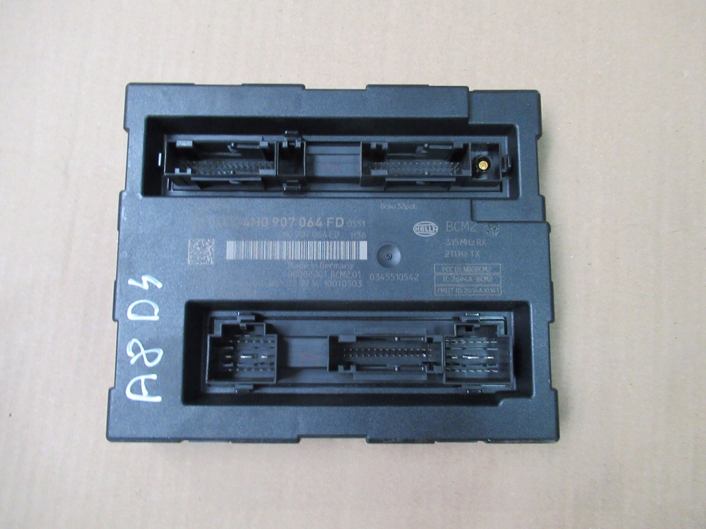 фото №1, Модуль комфорту bcm audi a8 d4 lift 4h0907064fd