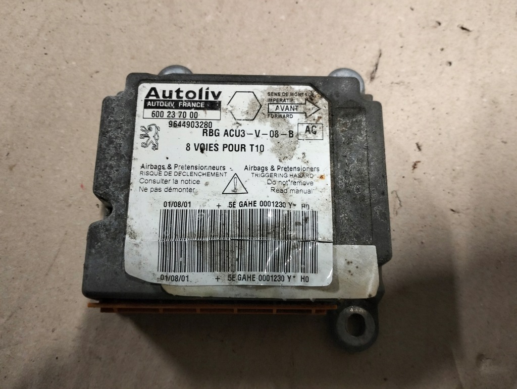 фото №1, Модуль подушка безпеки peugeot 206 600237000