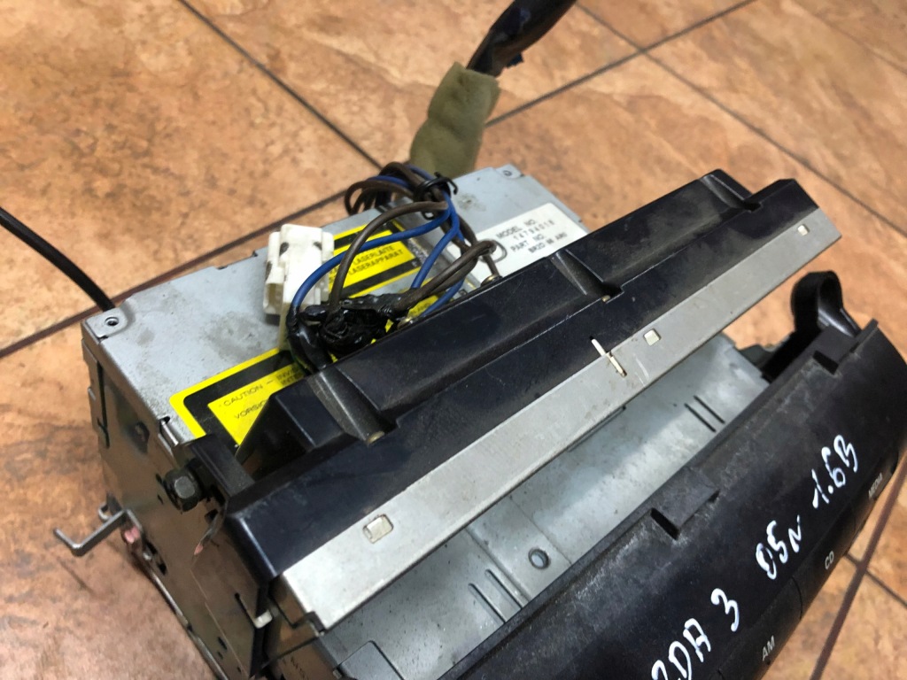 фото №3, Радіо mazda 3 1.6b 05r. hb