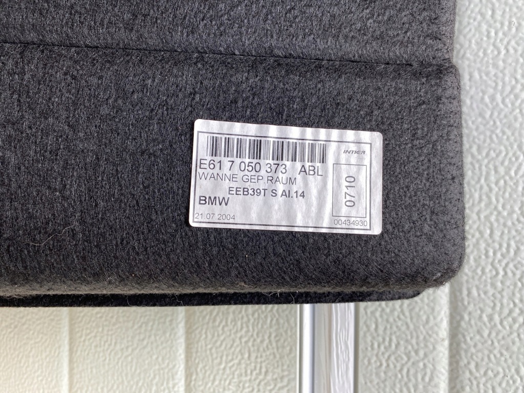 фото №8, Bmw 5 e61 пол обшивка багажника
