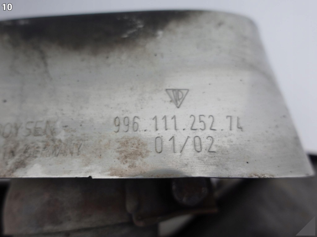 фото №11, Porsche 911 996 turbo 4s 01-05 вихлоп гасник задня