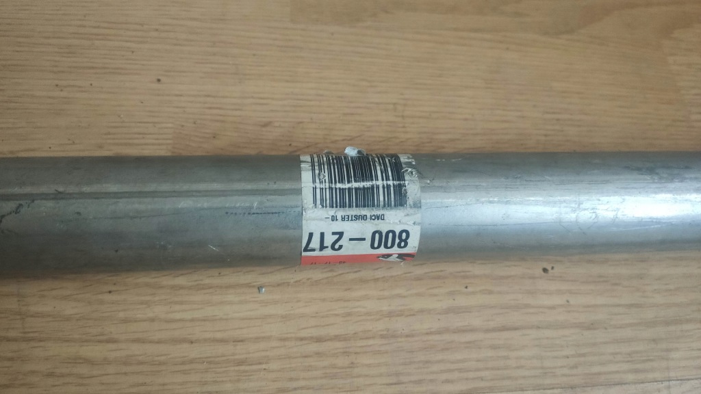 Гаситель труба выхлоп dacia duster 1.5 11-21 bosal Оригинал