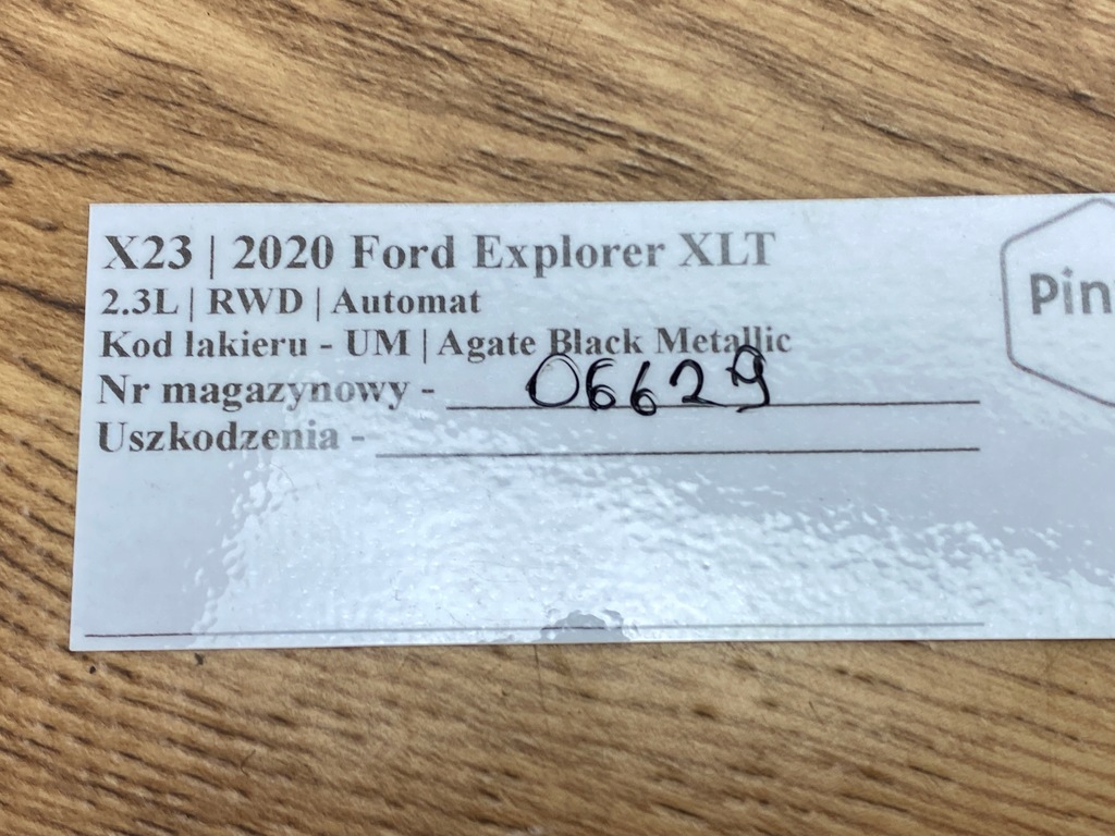 фото №8, Правий напрямна кронштейн бампера задня ford explorer vi 20+ usa