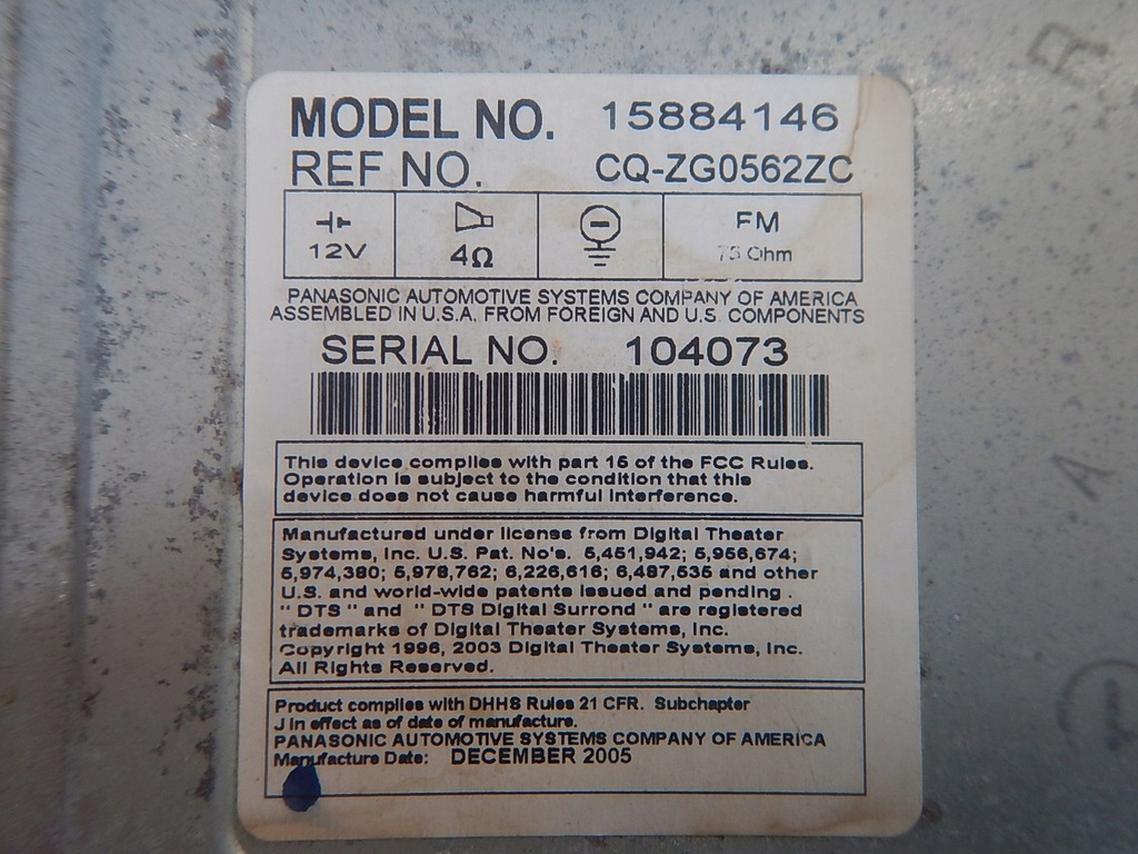 фото №3, Chevrolet tahoe suburban 07- радіо cd