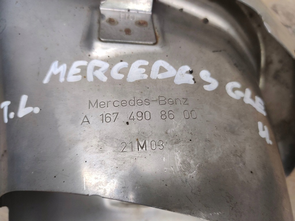 фото №7, Mercedes-benz gle w167 2021 задняя сторона левая насадки выхлоп