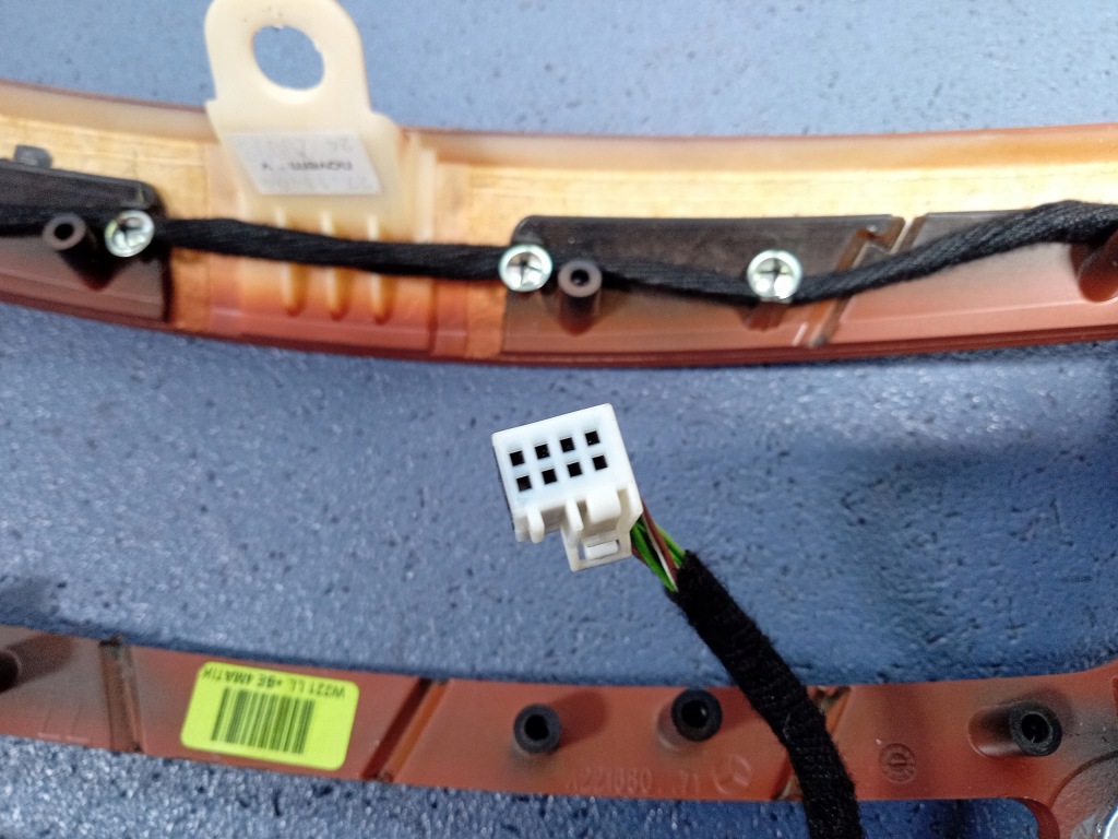 фото №7, Mercedes s w221 молдинг консолі dekor drewno