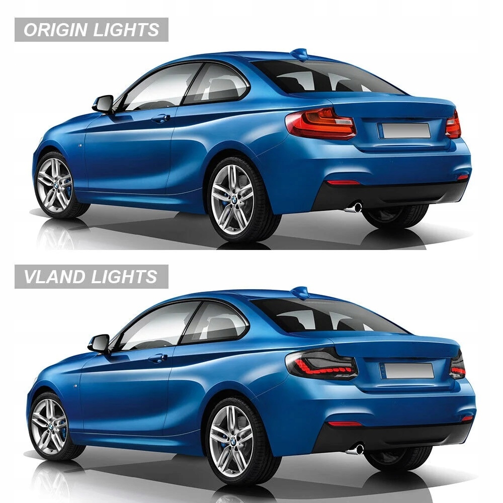 фото №12, Лампа задняя na kpl oled led gts cs look динамические bmw 2 f22 f23 f87 2014-21