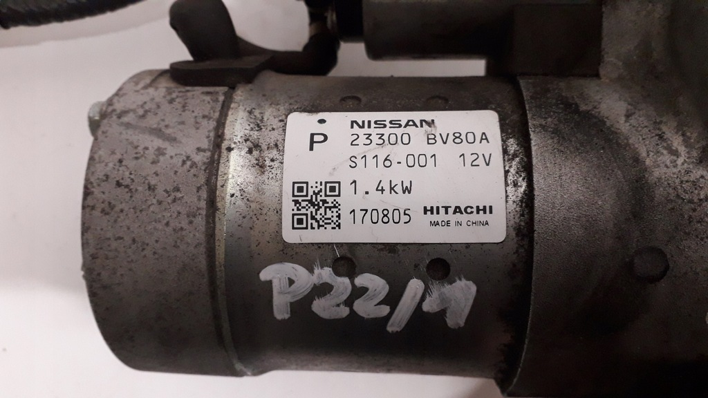 фото №10, Nissan qashqai juke x-trail стартер 23300bv80a