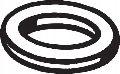 фото №2, Прокладка труби випускної 256-071 bosal