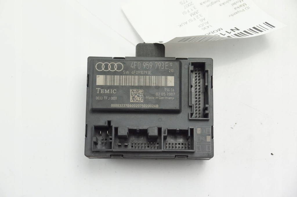 фото №2, Модуль дверь 4f0959793e audi a6 c6