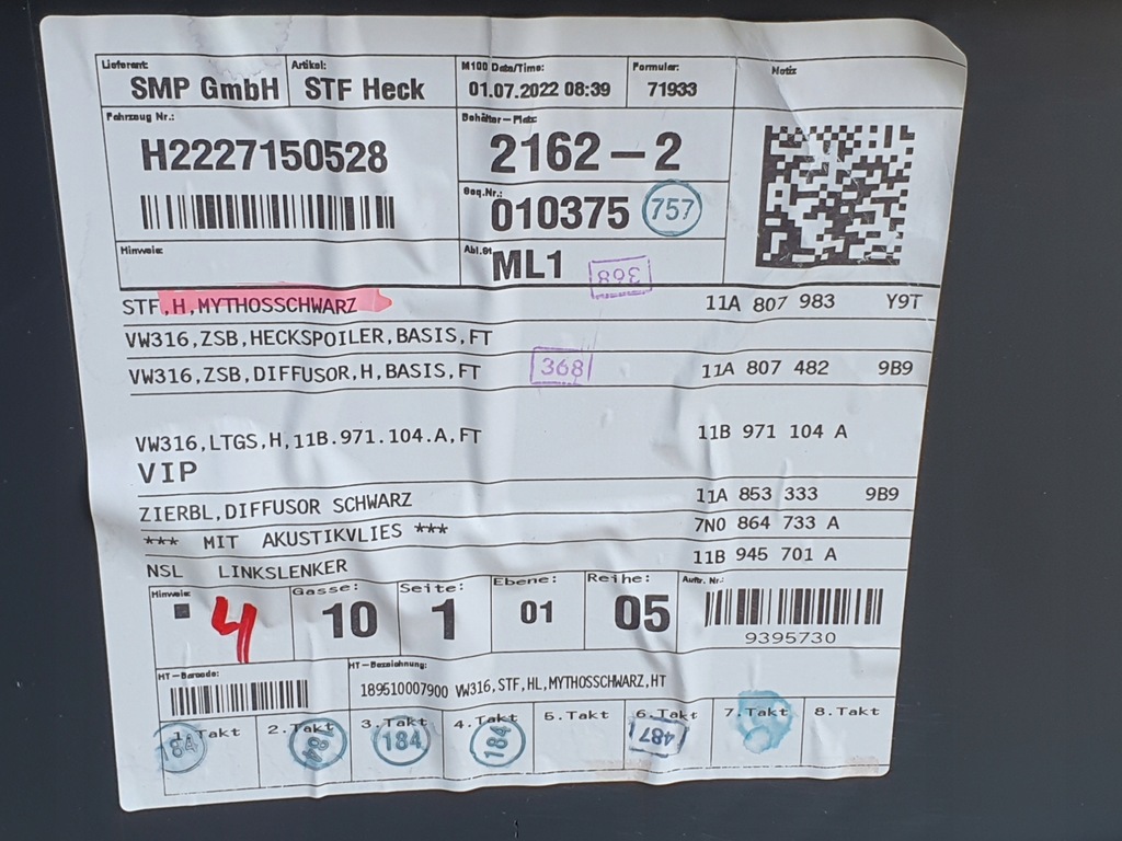 фото №13, Gd id.4 id4 бампер задняя задний ly9t 11a807984 11a807983 11a807521 4x pdc