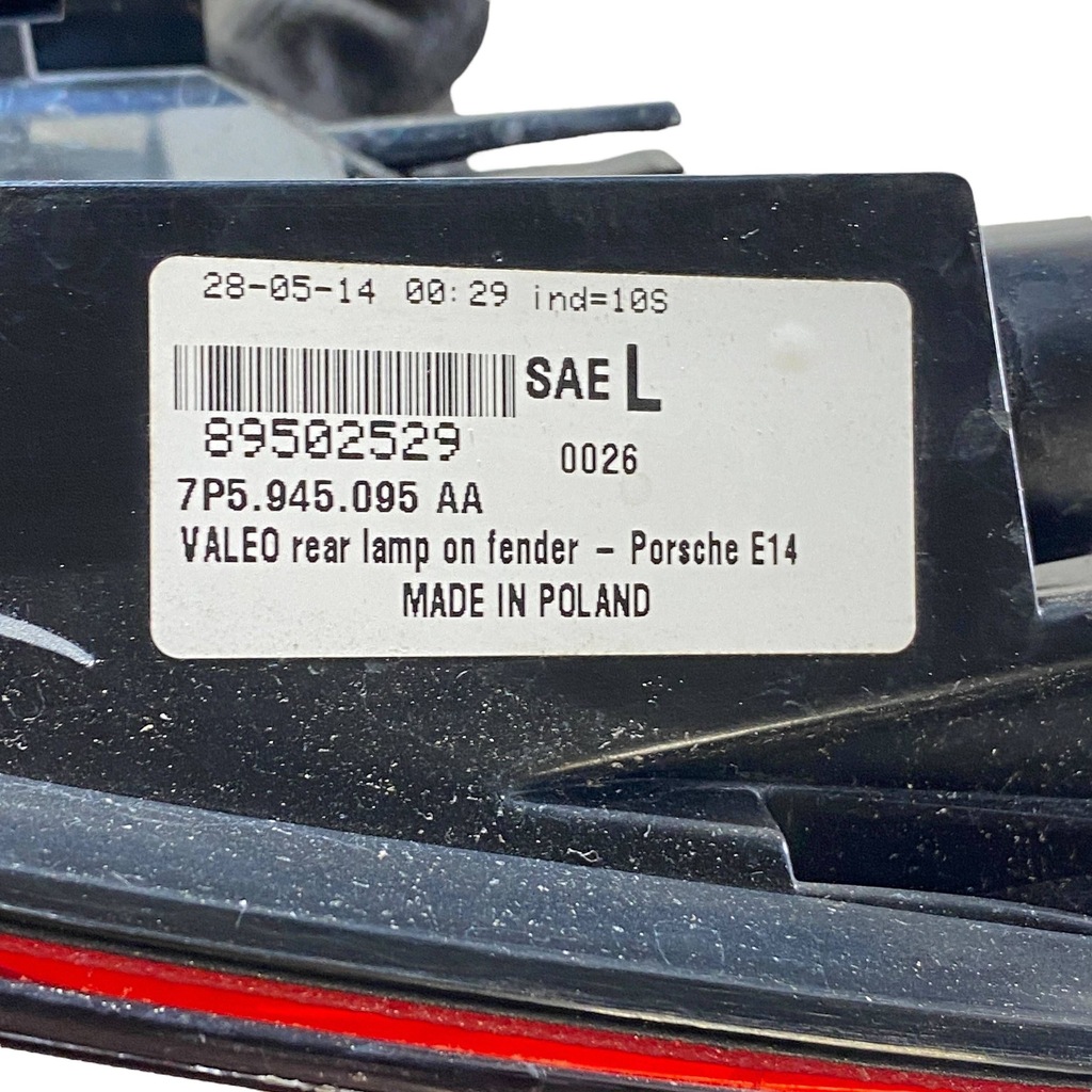 фото №12, Porsche cayenne 92a 2011 левая сторона лампа задняя