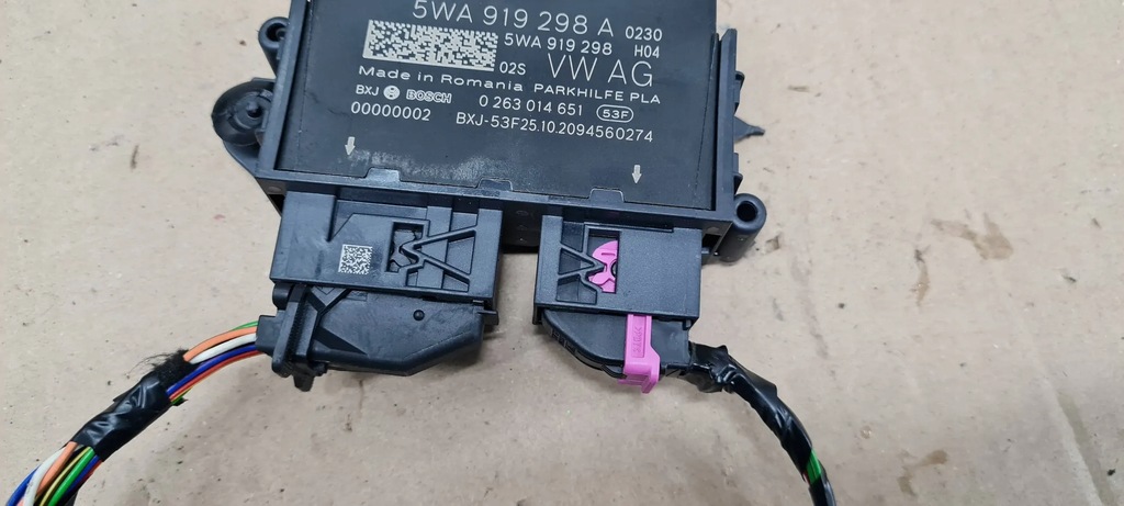 фото №7, S3 8y a3 модуль блок управления pdc разъёмы колодка 5wa919298a