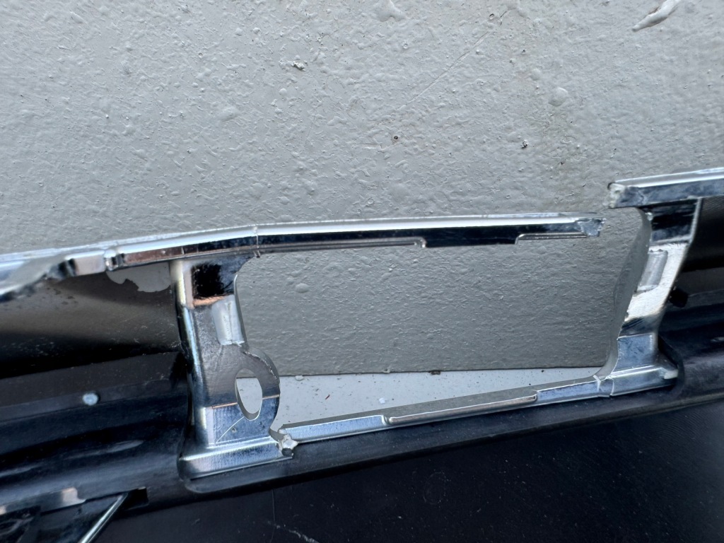 Mercedes gl ml x166 12-15r спойлер накладка бампера задний a1668804340 Киев