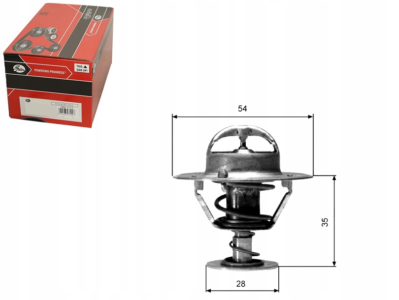 Gates th04282g1 термостат, żrodek охолоджуючий Ціна