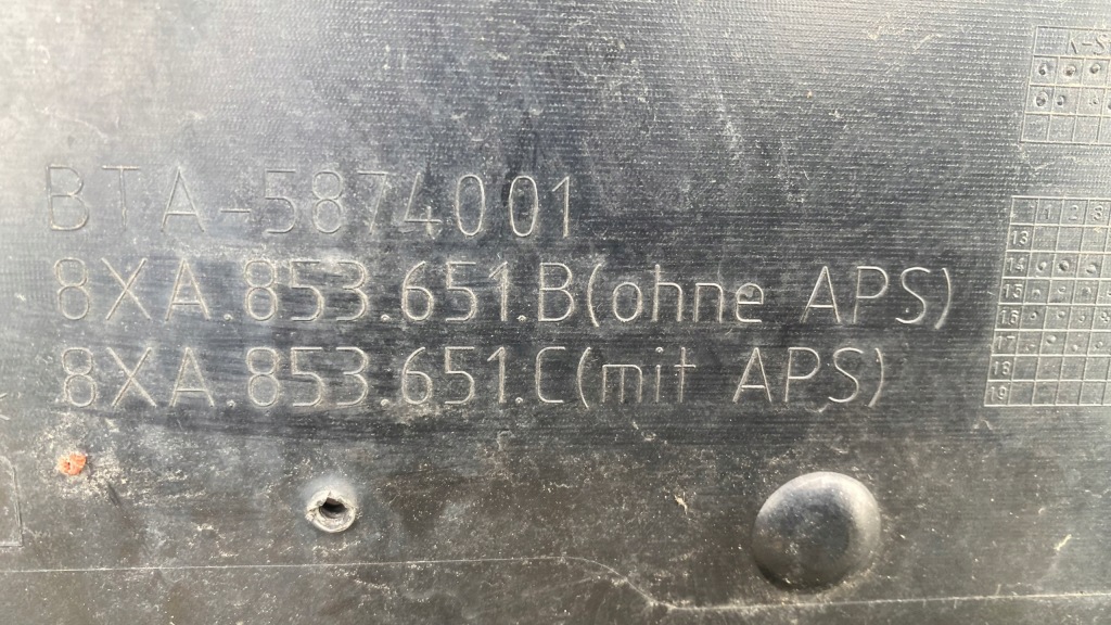 Audi a1 8xa 16- lift решітка радіатора решітка радіатора бампера перед радіатора s-line 8xa853651 Недорого