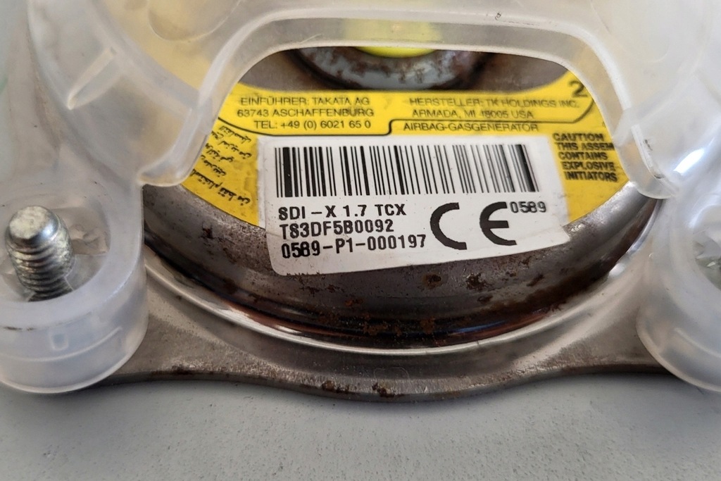 фото №7, Подушка подушка безопасности пассажира mazda 6 estate gj, gl 0589p1000197 2.2l дизель