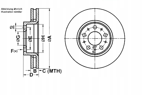 фото №8, Ate 24.0126-0122.1 диск гальмівна