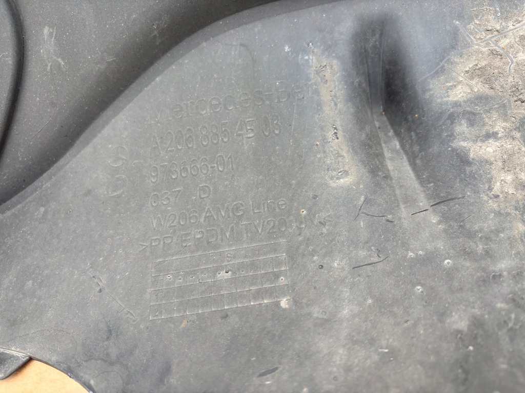 фото №8, Mercedes c klasa w206 kombi amg спойлер задня задній бампера a2068854503