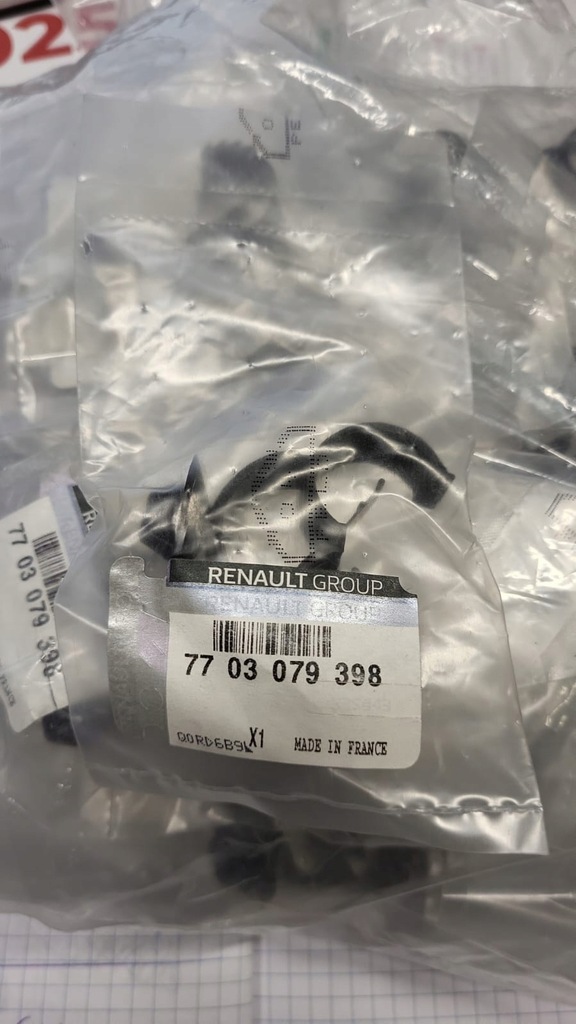 фото №4, Кліпса кронштейн трубопровід кліпса renault 7703079398 оригінальний номер