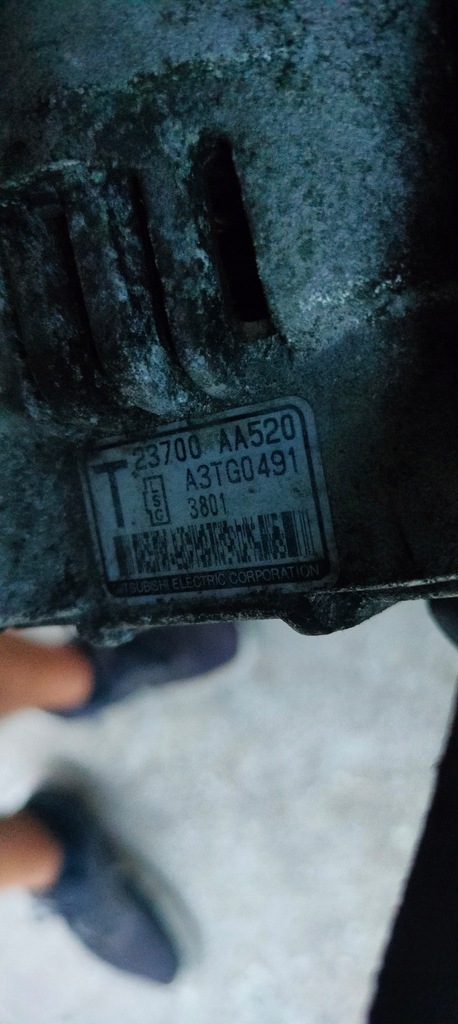 фото №7, Mitsubishi оригинальный номер 23700 aa520 генератор subaru forester outback iii 2.5 legacy