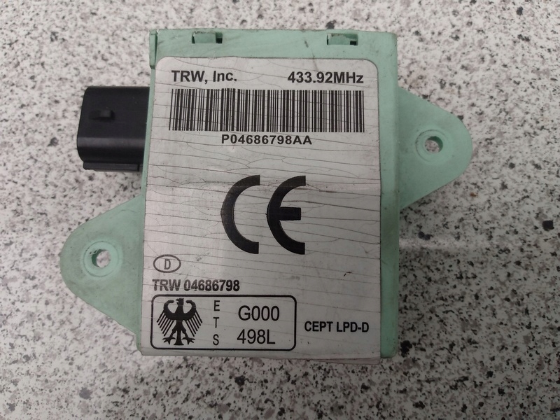 фото №1, Модуль імобілайзер p04686798aa chrysler voyager